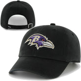 47 Brand Baltimore Ravens Clean Up Adjustable Hat - Black Hats