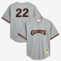 Will Clark San Francisco Giants Mitchell & Ness Authentic Batting Practice Jersey - Gray Jerseys