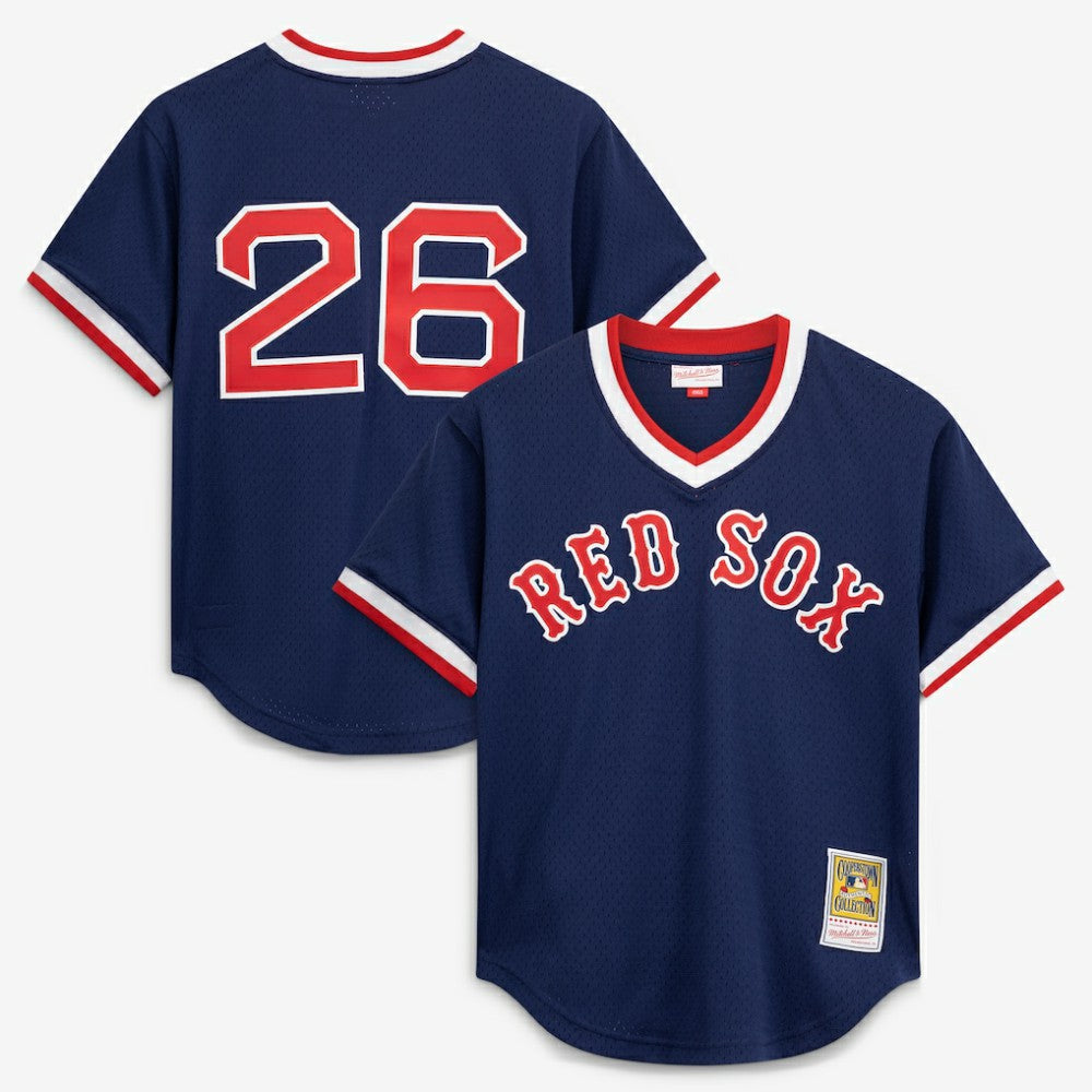 Wade Boggs Boston Red Sox Mitchell & Ness Authentic Batting Practice Jersey - Navy Jerseys