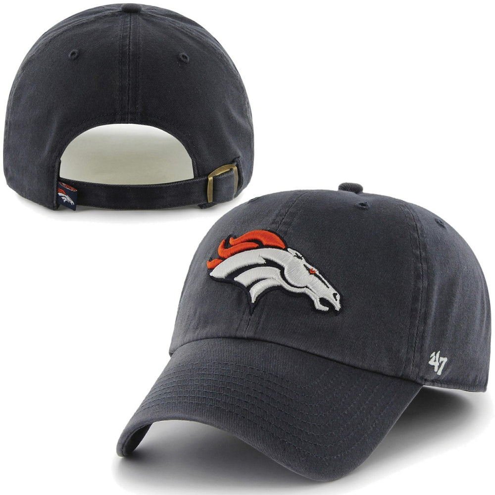 Denver Broncos '47 Brand Cleanup Adjustable Hat - Navy Blue Hats