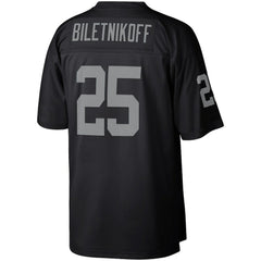 Fred Biletnikoff Las Vegas Raiders Retired Player Legacy Replica Jersey - Black Jerseys
