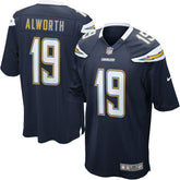 San Diego Chargers Lance Alworth Gridiron Classics Retired Player Game Jersey - Navy Jerseys