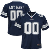 Dallas Cowboys Youth Custom Game Jersey - Navy Jerseys