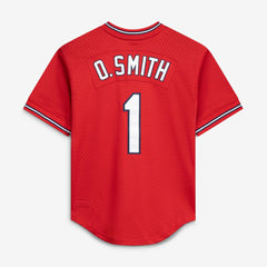 Ozzie Smith St. Louis Cardinals Mitchell & Ness Authentic Batting Practice Jersey - Scarlet Jerseys