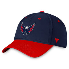 Washington Capitals Fanatics Authentic Pro Rink Two-Tone Flex Hat – Navy/Red | US 200000492