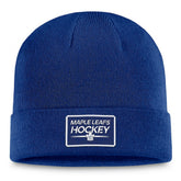 Toronto Maple Leafs Fanatics Authentic Pro Cuffed Knit Hat – Blue | US 200000508