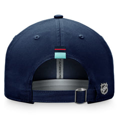 Seattle Kraken Fanatics Women's Authentic Pro Rink Adjustable Hat - Deep Sea Blue | US 200000725