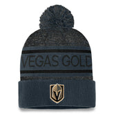 Vegas Golden Knights Fanatics Authentic Pro Cuffed Knit Hat with Pom - Gray | US 200000794