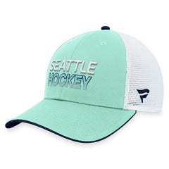 Seattle Kraken Fanatics Authentic Pro Rink Trucker Adjustable Hat - Light Blue | US 200000930