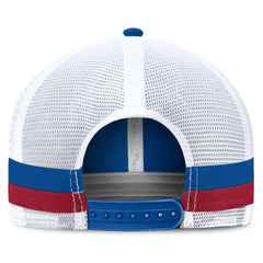 New York Giants Fundamentals Side Stripe Trucker Adjustable Hat - Royal/White Hats
