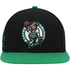 Boston Celtics Side Core 2.0 Snapback Hat Black/Green - Mitchell & Ness
