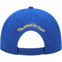 Golden State Warriors Side Core 2.0 Snapback Hat Royal - Mitchell & Ness