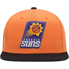 Phoenix Suns Side Core 2.0 Snapback Hat Orange/Black - Mitchell & Ness
