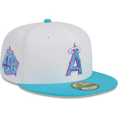 Los Angeles Angels New Era Vice 59FIFTY Fitted Hat - White Hats