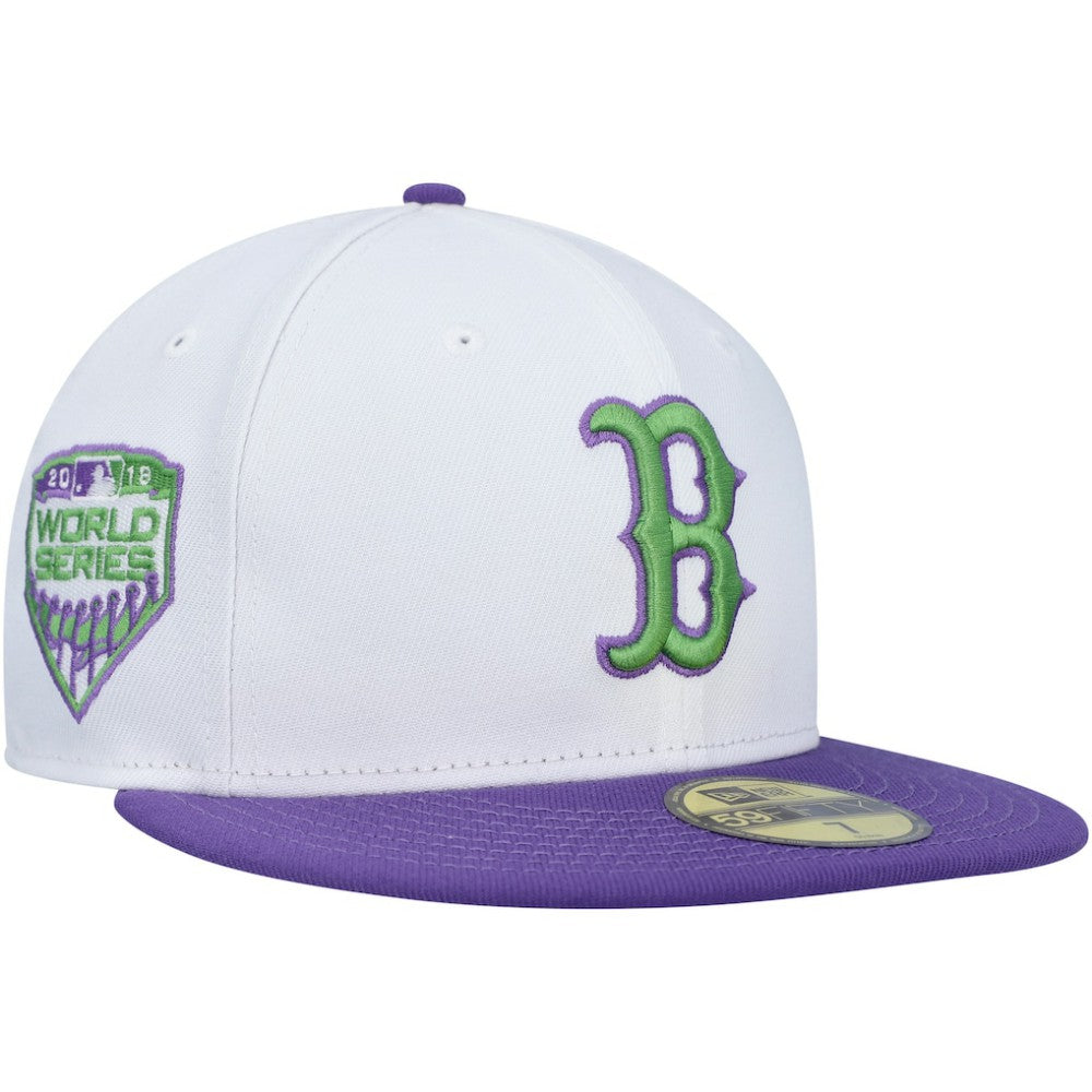 Boston Red Sox New Era Side Patch 59FIFTY Fitted Hat - White Hats