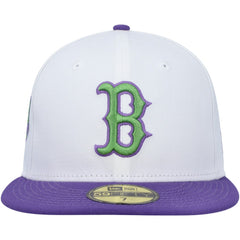 Boston Red Sox New Era Side Patch 59FIFTY Fitted Hat - White Hats