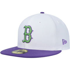 Boston Red Sox New Era Side Patch 59FIFTY Fitted Hat - White Hats