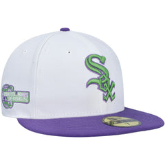 Chicago White Sox New Era Side Patch 59FIFTY Fitted Hat - White Hats
