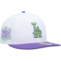 Los Angeles Dodgers New Era 2020 World Series Side Patch 59FIFTY Fitted Hat - White Hats