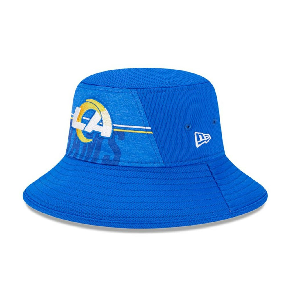 Los Angeles Rams New Era 2023 NFL Training Camp Stretch Bucket Hat - Royal Hats
