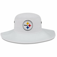 Pittsburgh Steelers New Era 2023 NFL Training Camp Panama Bucket Hat - White Hats