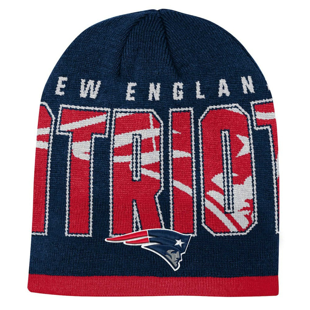 New England Patriots Youth Legacy Beanie - Navy