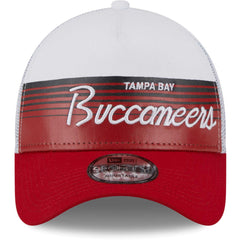 Tampa Bay Buccaneers New Era Horizon A-Frame 9FORTY Snapback Hat - Scarlet Hats