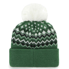 New York Jets '47 Women's Elsa Cuffed Knit Hat with Pom - Green Hats