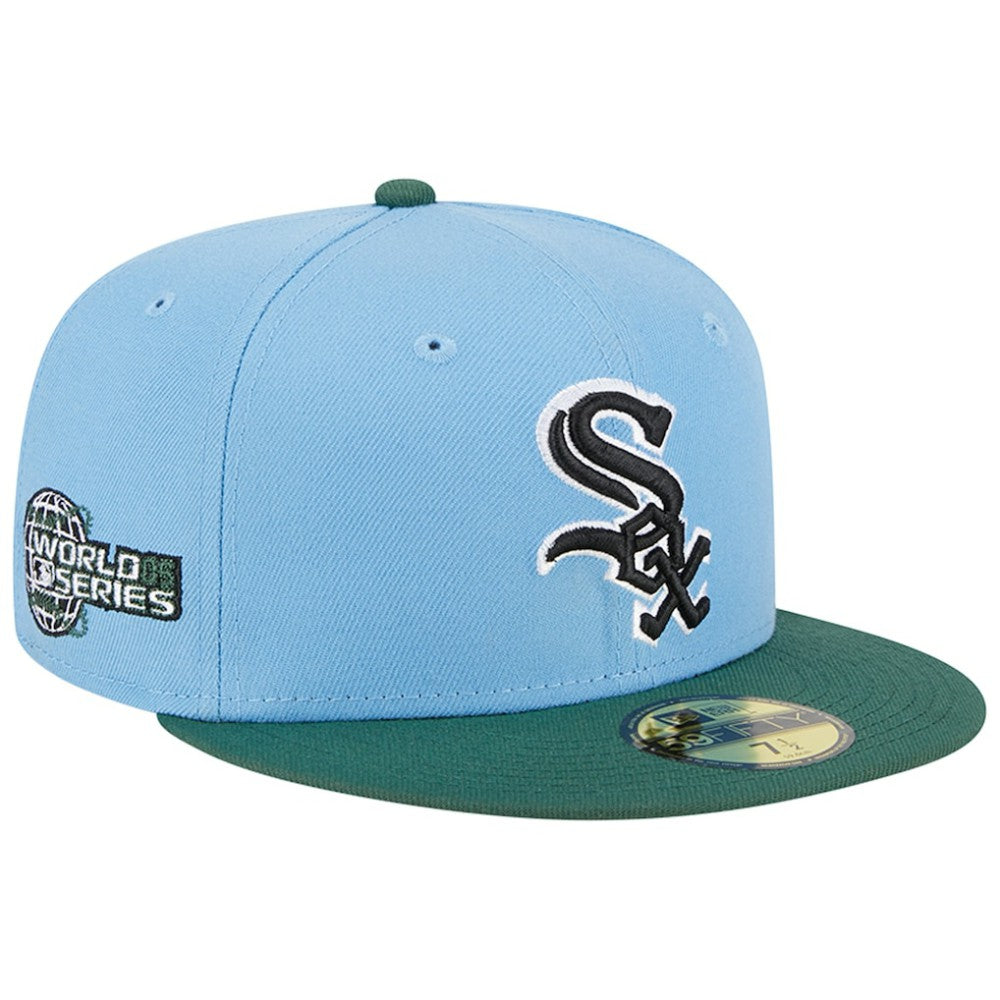 Chicago White Sox New Era 2005 World Series 59FIFTY Fitted Hat - Sky Blue/Cilantro Hats
