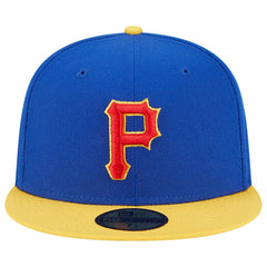 Pittsburgh Pirates New Era Empire 59FIFTY Fitted Hat - Royal/Yellow Hats