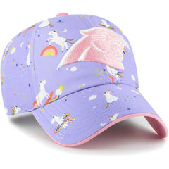 Carolina Panthers '47 Girls Preschool Unicorn Clean Up Adjustable Hat - Lavender Hats