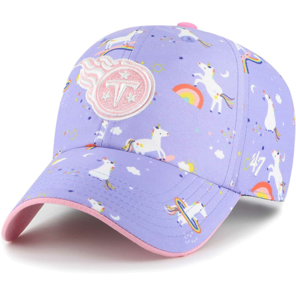 Tennessee Titans '47 Girls Preschool Unicorn Clean Up Adjustable Hat - Lavender Hats