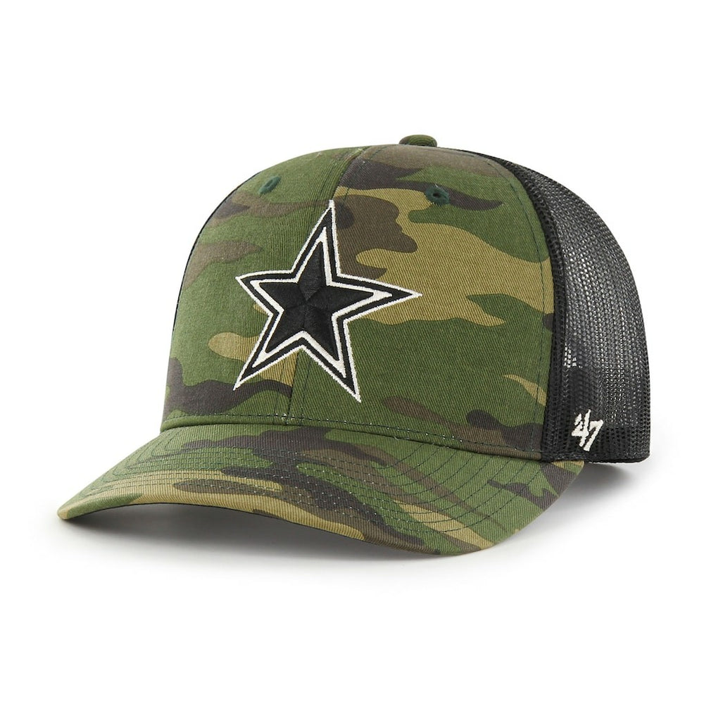 Dallas Cowboys '47 Trucker Adjustable Hat - Camo Hats