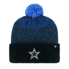Dallas Cowboys '47 Dark Freeze Cuffed Knit Hat with Pom - Navy Hats