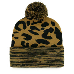 Dallas Cowboys '47 Women's Rosette Cuffed Knit Hat with Pom - Tan Hats