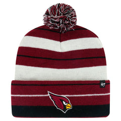 Arizona Cardinals '47 Powerline Cuffed Knit Hat with Pom - Cardinal Hats