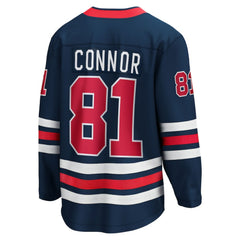 Kyle Connor Winnipeg Jets Fanatics Alternate Breakaway Jersey - Navy | US 2000074982