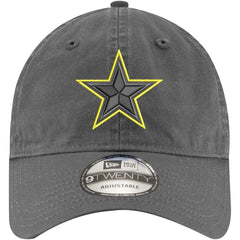 Dallas Cowboys New Era Volt 9TWENTY Adjustable Hat - Graphite Hats