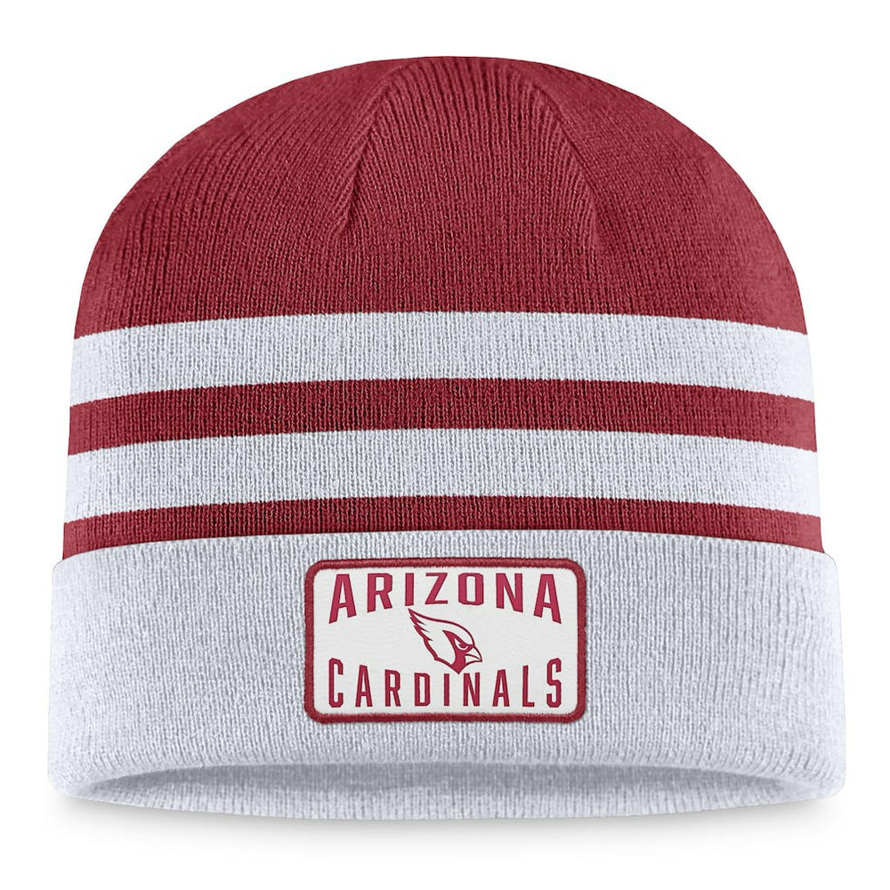 Arizona Cardinals Logo Cuffed Knit Hat - Heather Gray Hats
