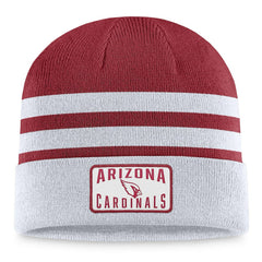 Arizona Cardinals Logo Cuffed Knit Hat - Heather Gray Hats