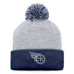 Tennessee Titans Women's Cuffed Knit Hat with Pom - Gray Hats
