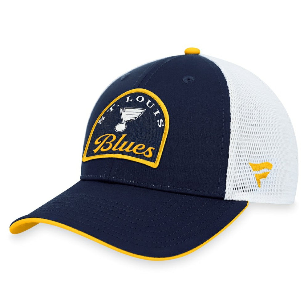 St. Louis Blues Fanatics Fundamental Adjustable Hat - Navy/White | US 200010129