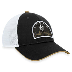 Vegas Golden Knights Fanatics Fundamental Adjustable Hat - Black/White | US 200010133