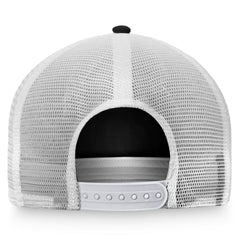Pittsburgh Penguins Fanatics Women's Fundamental Trucker Adjustable Hat - Black/White | US 200010178