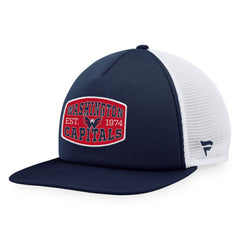 Washington Capitals Fanatics Foam Front Patch Trucker Snapback Hat - Navy/White | US 200010219