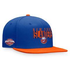 New York Islanders Fanatics Fundamental Colorblocked Snapback Hat - Royal/Orange | US 200010396