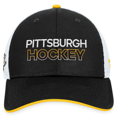 Pittsburgh Penguins Fanatics Authentic Pro Alternate Jersey Trucker Adjustable Hat - Black | US 200011125