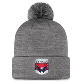 Washington Capitals Fanatics Authentic Pro Home Ice Cuffed Knit Hat with Pom - Gray | US 200011188