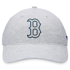 Boston Red Sox Fanatics Logo Adjustable Hat - Gray Hats