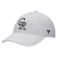 Colorado Rockies Fanatics Logo Adjustable Hat - Gray Hats